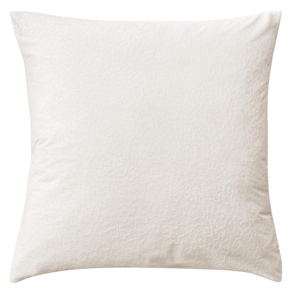 VELOURS-BETTWÄSCHE-SET geprägt Fauve 240/220 cm - Weiß, Textil (220/240cm) - Douceur d´intérieur