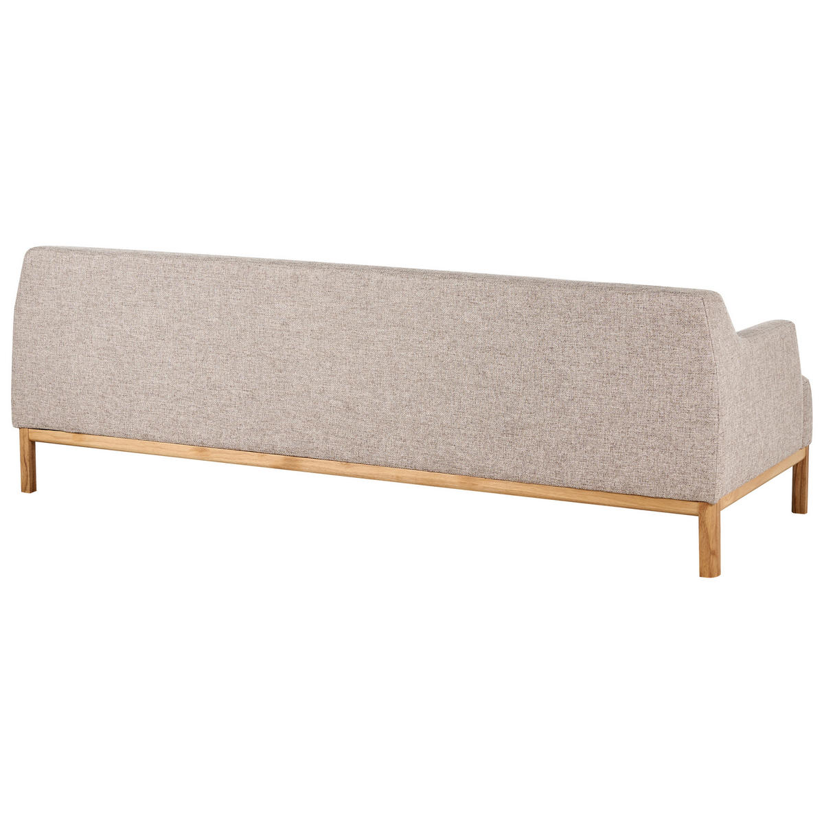 POHOVKA 3-místná Látka Světle hnědá Sosjo - světle hnědá, textil (219/74/83cm) - Beliani