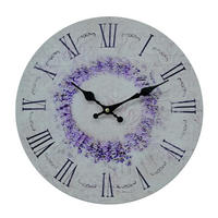 WANDUHR Weiß 4/34/34 cm - Weiß, Holzwerkstoff (4/34/34cm) - Mobili Rebecca