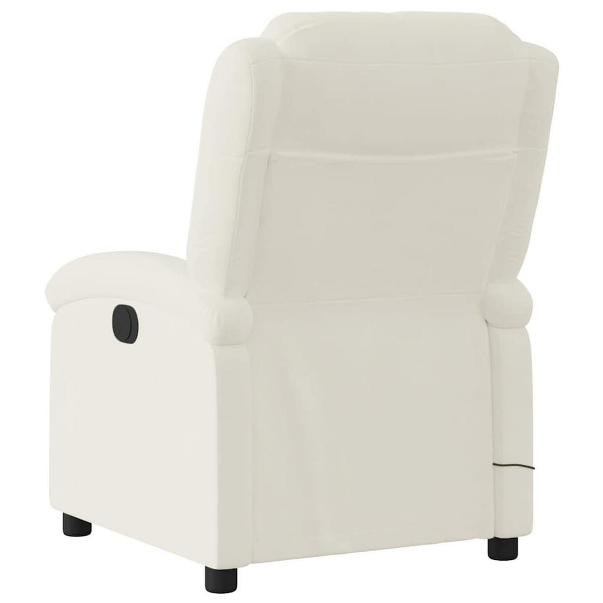 MASSAGESESSEL Creme Samt - Creme, Textil (144.5/82/71cm) - vidaXL