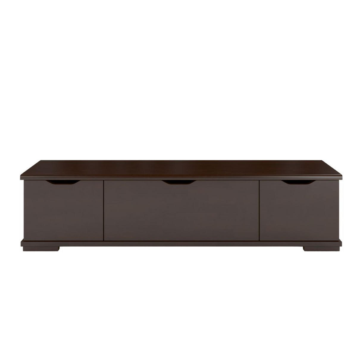 MASSIVHOLZ-TV-SCHRANK Arhus, Buche - lackiert, Palisanderfarbe - Wengefarben, Holz/Buchenholz (157.2/38.5/45cm) - Visby