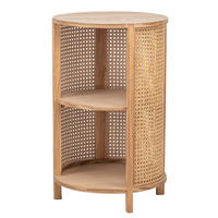 NACHTTISCH Rund Braun 40 x 40 x 63 cm - Braun, Holz (40/63/40cm) - Nordlys