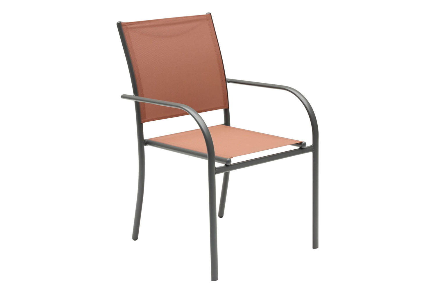 STAPELSTUHL Hartford 66x56x87 cm, Textilen, Rot - Rot, Textil/Metall (56/87/66cm) - dasmöbelwerk