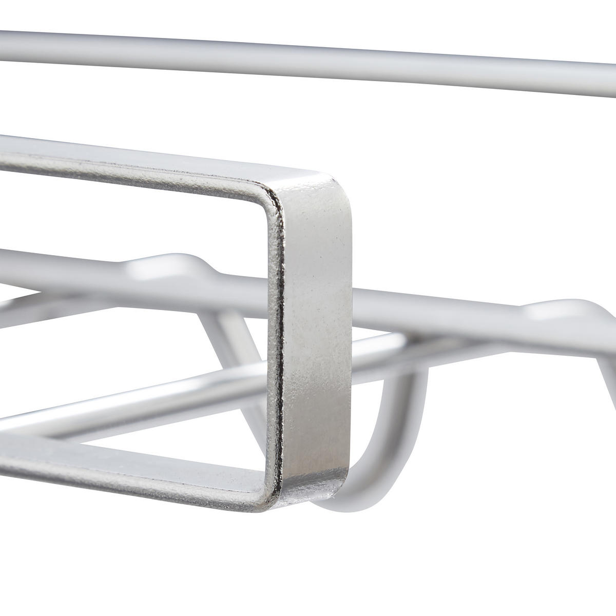 TASSENHALTER - Silberfarben, Metall (14/6/28cm) - Relaxdays