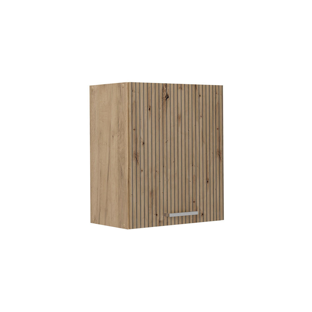 HÄNGESCHRANK R-Line, Artisan-Eiche/Goldkraft Eiche, 50 cm - Eichefarben/Eiche Artisan, Holzwerkstoff (50/60/31cm) - Vicco