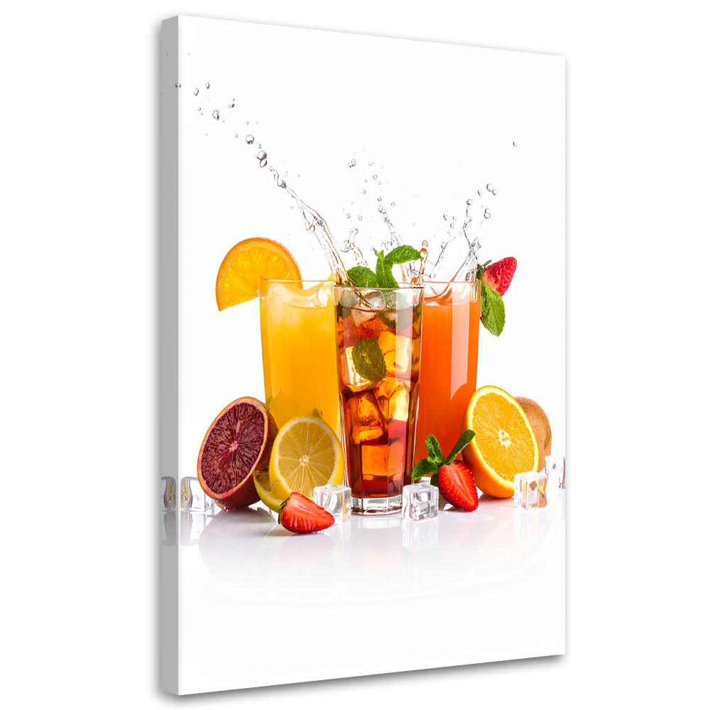 Feeby Leinwandbild Mehrfarbig 80x120 cm