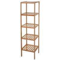 BADREGAL Braun - Braun, Holz (34/140/33cm) - MCW