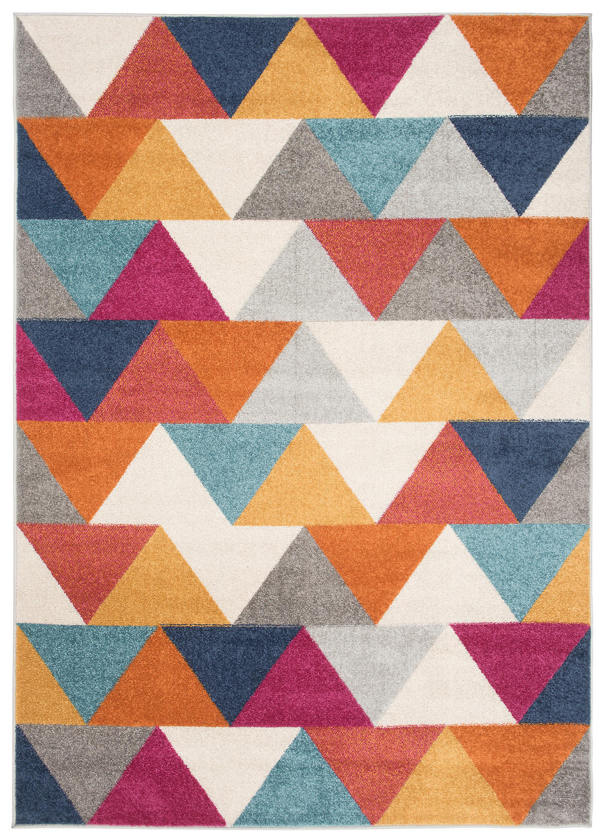 TEPPICH LAZUR Weiß 200/290 cm - Rostfarben/Multicolor, Kunststoff (200/290cm) - Tapiso