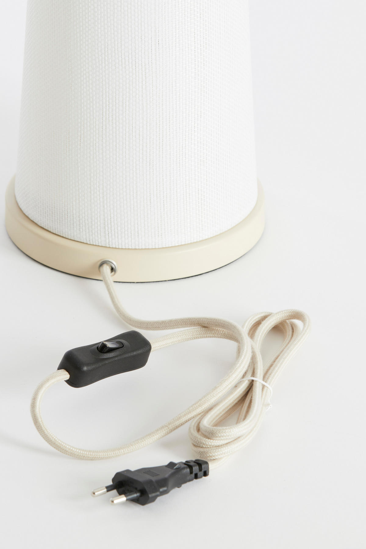 TISCHLAMPE Fyon Braun Ø16/37,5 cm - Braun, Textil (16/16/37.5cm) - Light & Living