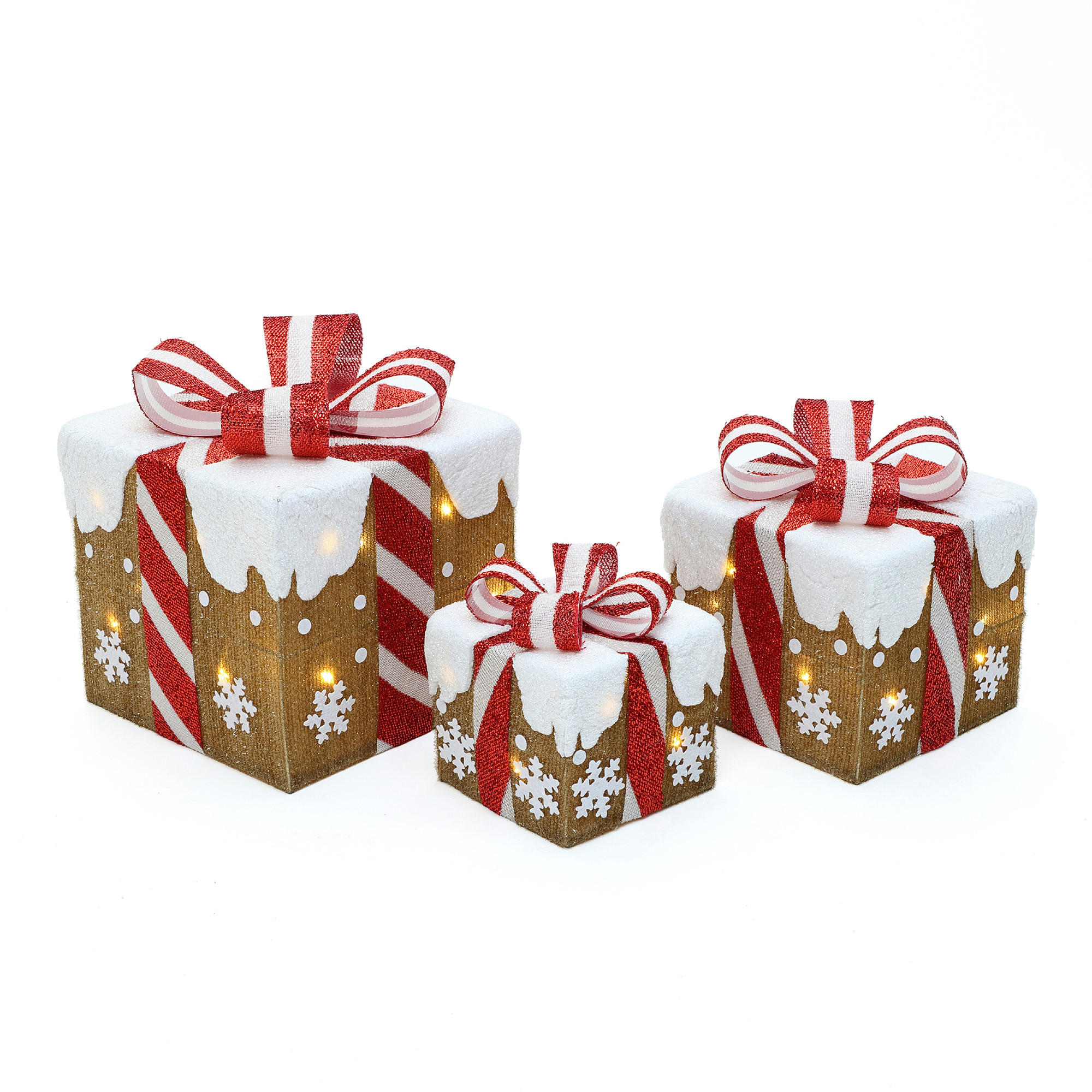 GESCHENKBOX HTHD0207 - Goldfarben, Kunststoff/Metall (26/26/30cm) - Hometopia