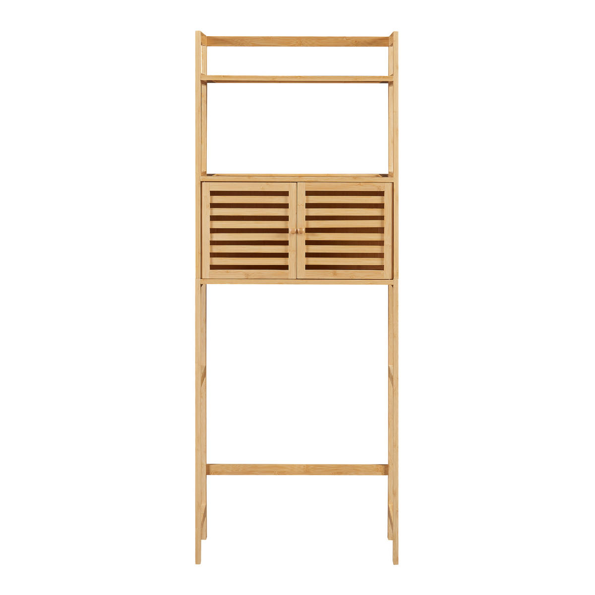 TOILETTENREGAL Haugesund - Naturfarben, Holz (60/157.5/25.5cm) - [en.casa]