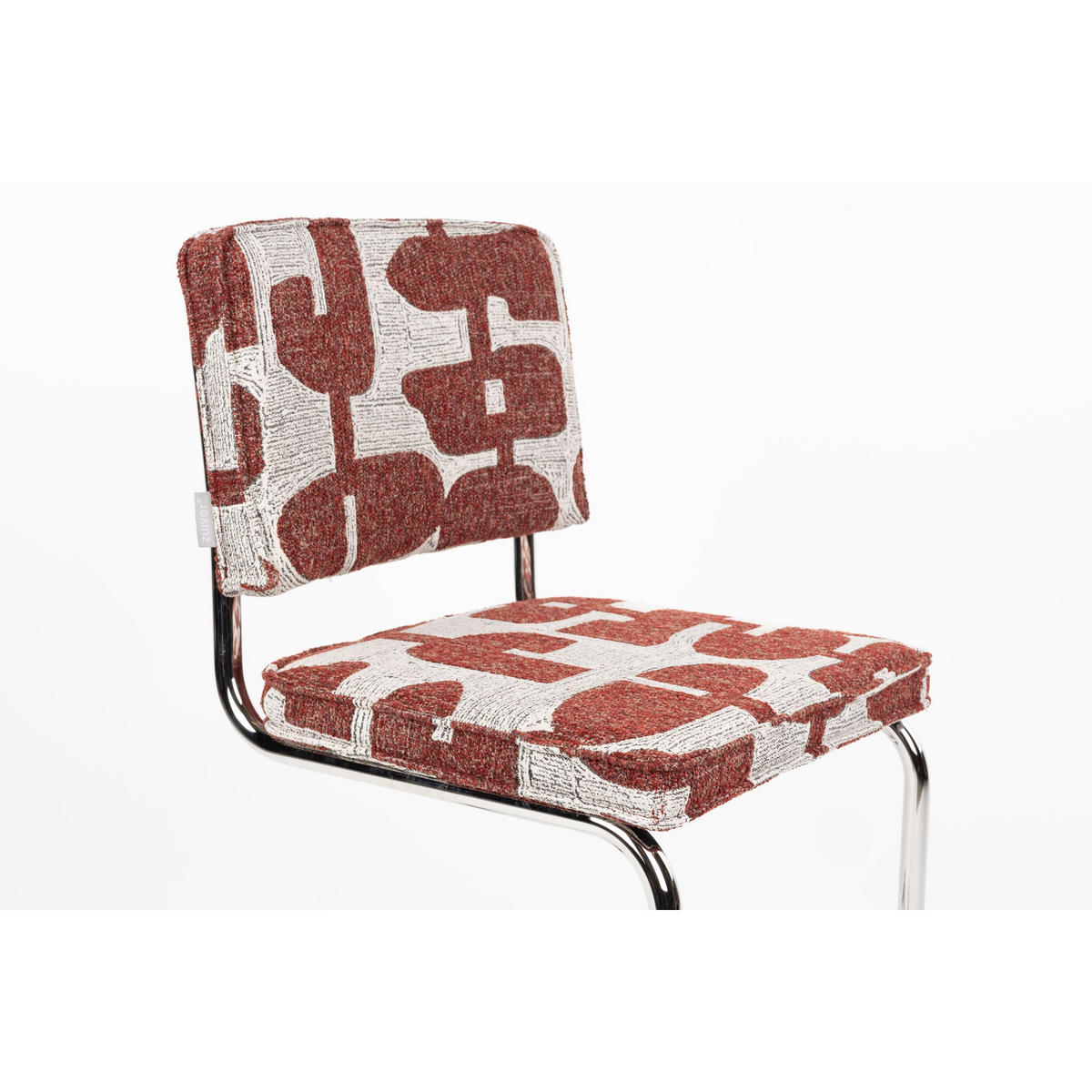 ESSZIMMERSTUHL Ridge Deco Symbols Kink Rot - 2 er Set - Rot, Kunststoff (48/85/50cm) - Zuiver