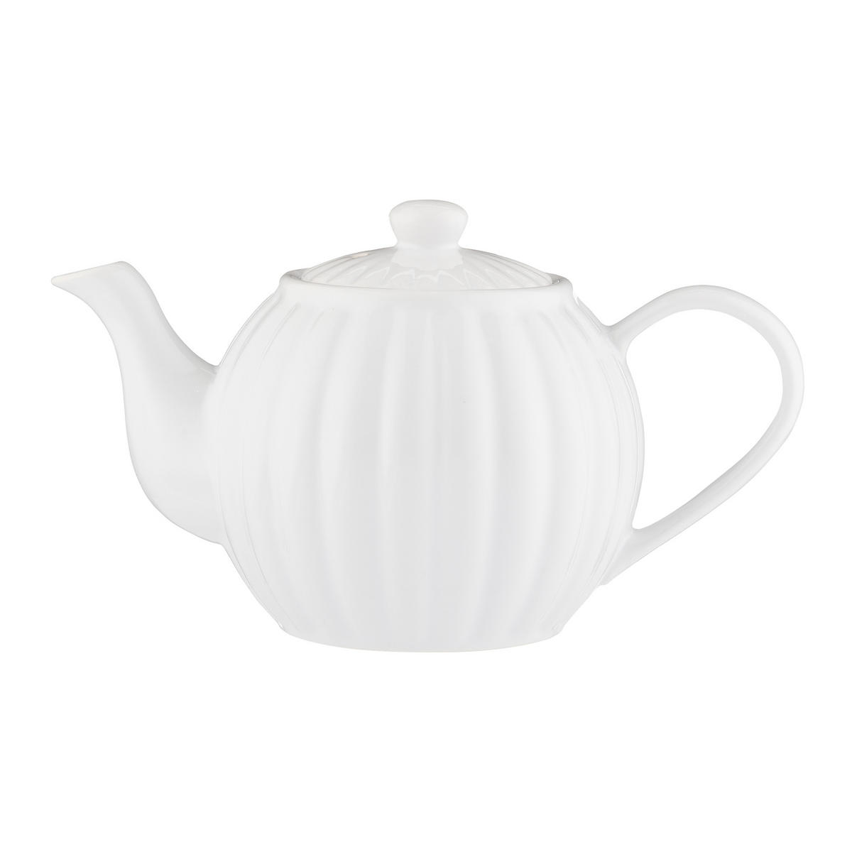 TEEKANNE Luxe, weiß 1100 ml für 6 Tassen Price & Kensington - Weiß, Keramik (1.1L) - Price & Kensington