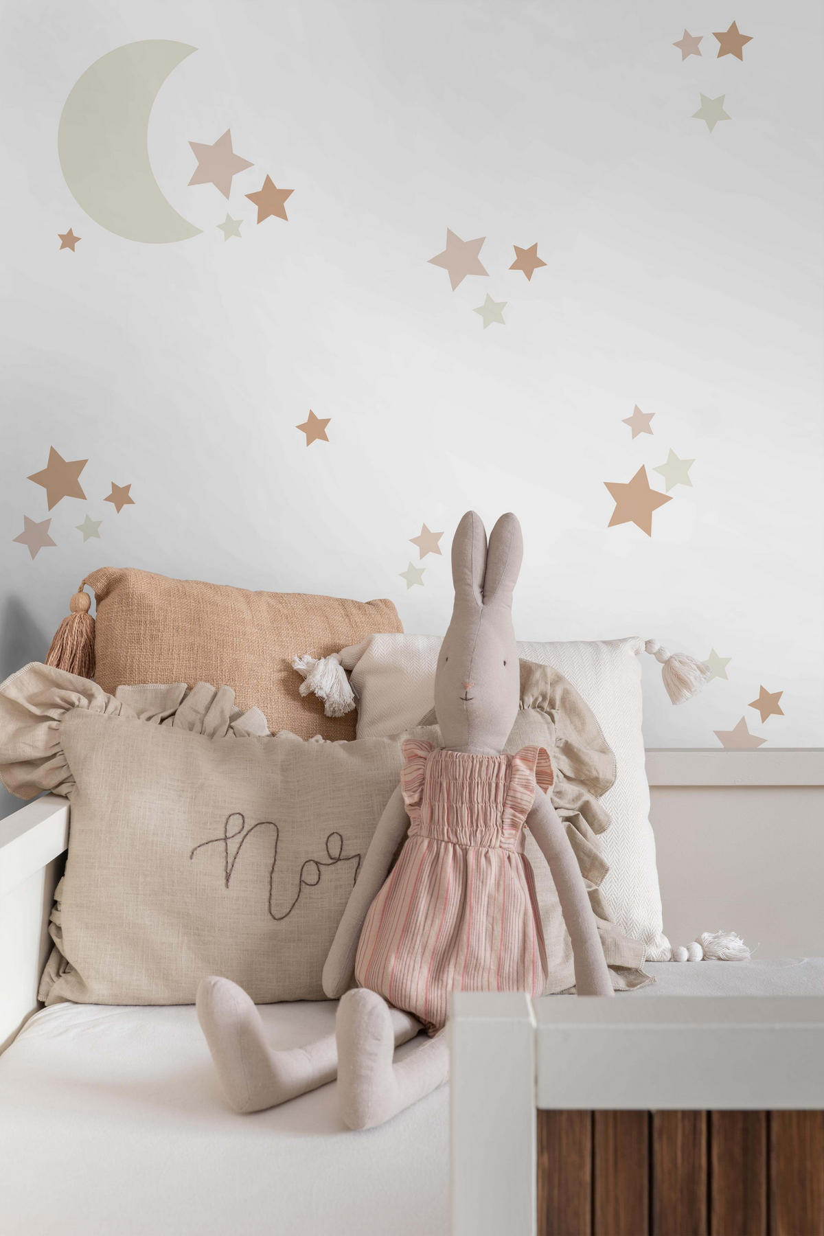 WANDTATTOO Sternenhimmel 47.5 x 66 cm - Beige, Papier (47.5/66/66cm) - ESTAhome