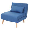 SCHLAFSESSEL Blau - Blau, Textil (75/77/70cm) - MCW