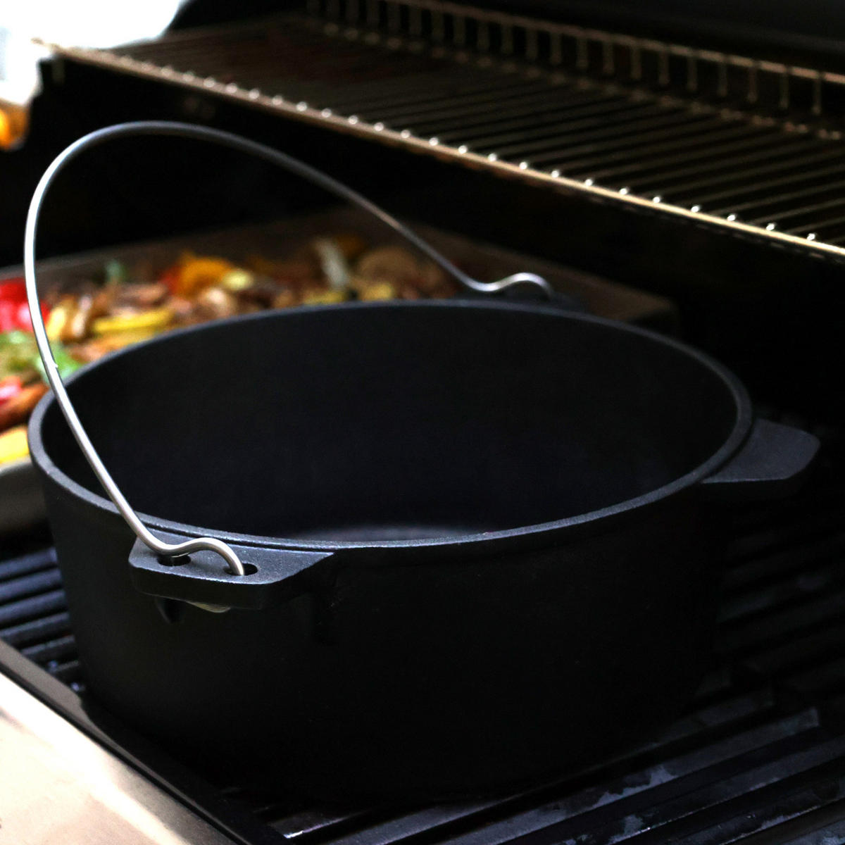 DUTCH OVEN 4L - Schwarz, Metall (24cm) - TAINO