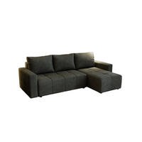 ECKSOFA Noha In Paros - Anthrazit, Holzwerkstoff/Textil (231/142cm) - Fun Möbel