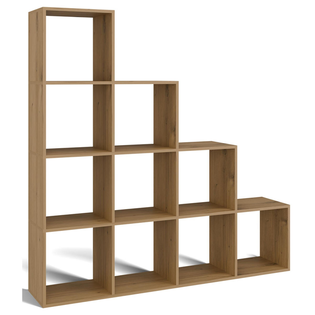 STUFENREGAL Stepi Artisan-Eiche 153 cm - Eichefarben, Holzwerkstoff (153/152/30cm) - Selsey