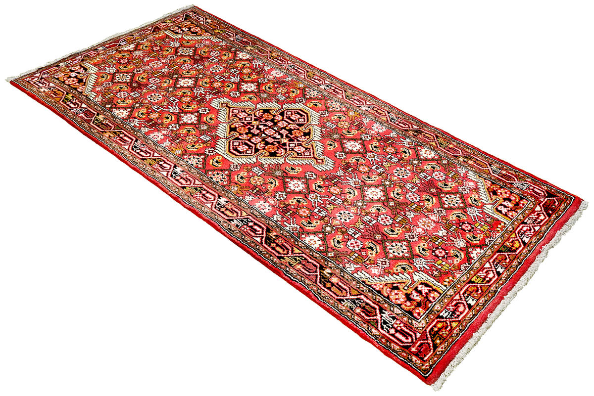 TEPPICH Assadabad Rot 211/79 cm Schurwolle - Rot, Textil (79/211cm) - Looma