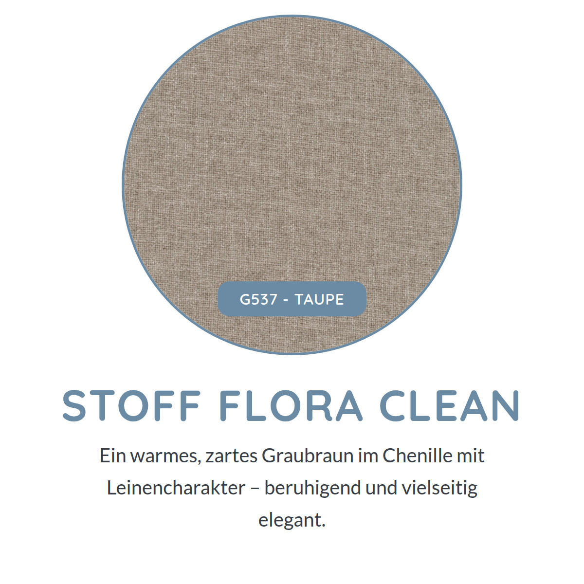 3-SITZER Carlisle Chenille Beige 274/97/93 cm - Taupe, Kunststoff/Textil (274/93/97cm) - foamnova