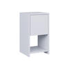 NACHTTISCH Evo Weiß 30 x 55 cm mit Schublade - Weiß, Holzwerkstoff (30/55/30cm) - Vicco