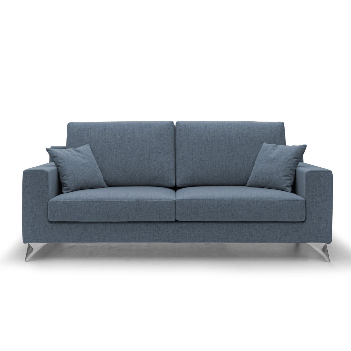 LINEARSOFA Michael - Blau, Textil (206/95/91cm) - Divani.store