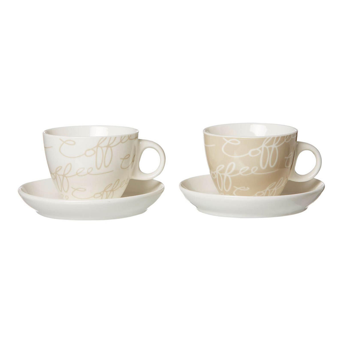 CAPPUCCINO-GESCHIRR Cornello bunt 4er Set - Multicolor, Keramik (0.18L) - Ritzenhoff Breker