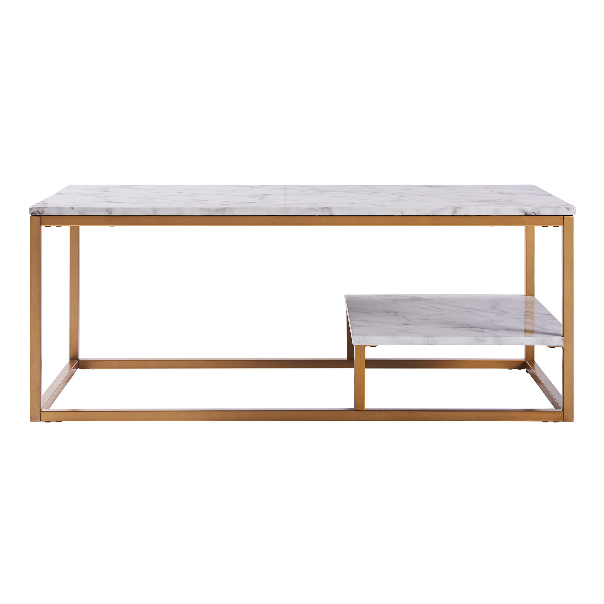 Teamson Home Couchtisch Messing 50.8x40.6x40.6 cm
