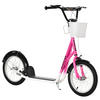 KINDERROLLER, Rosa+Weiß, Metall+ Kunststoff - Rosa, Metall (139/58/96cm) - HOMCOM