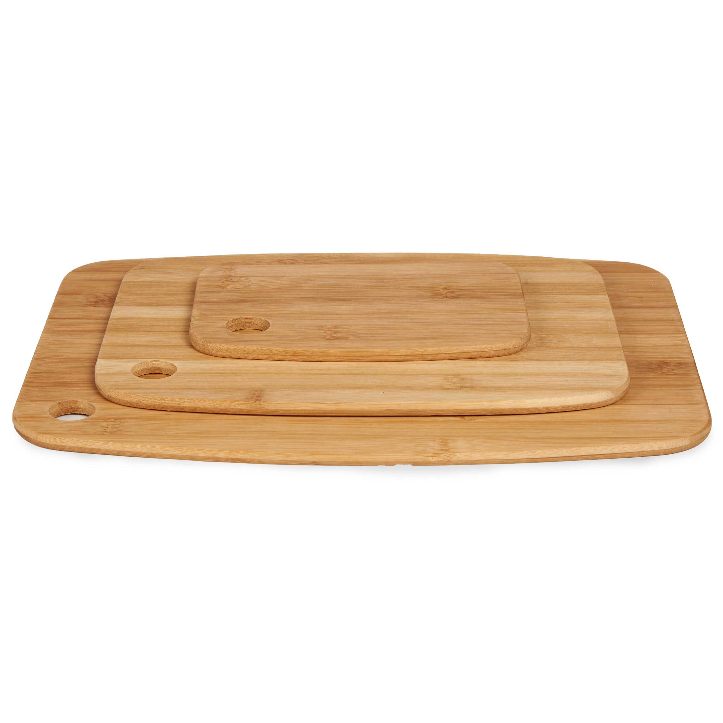 SCHNEIDEBRETTER Bambus Vexa 3er-Set - Braun, Naturmaterialien (27/36.5cm) - Kinvara