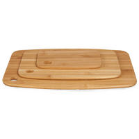 SCHNEIDEBRETTER Bambus Vexa 3er-Set - Braun, Naturmaterialien (27/36.5cm) - Kinvara