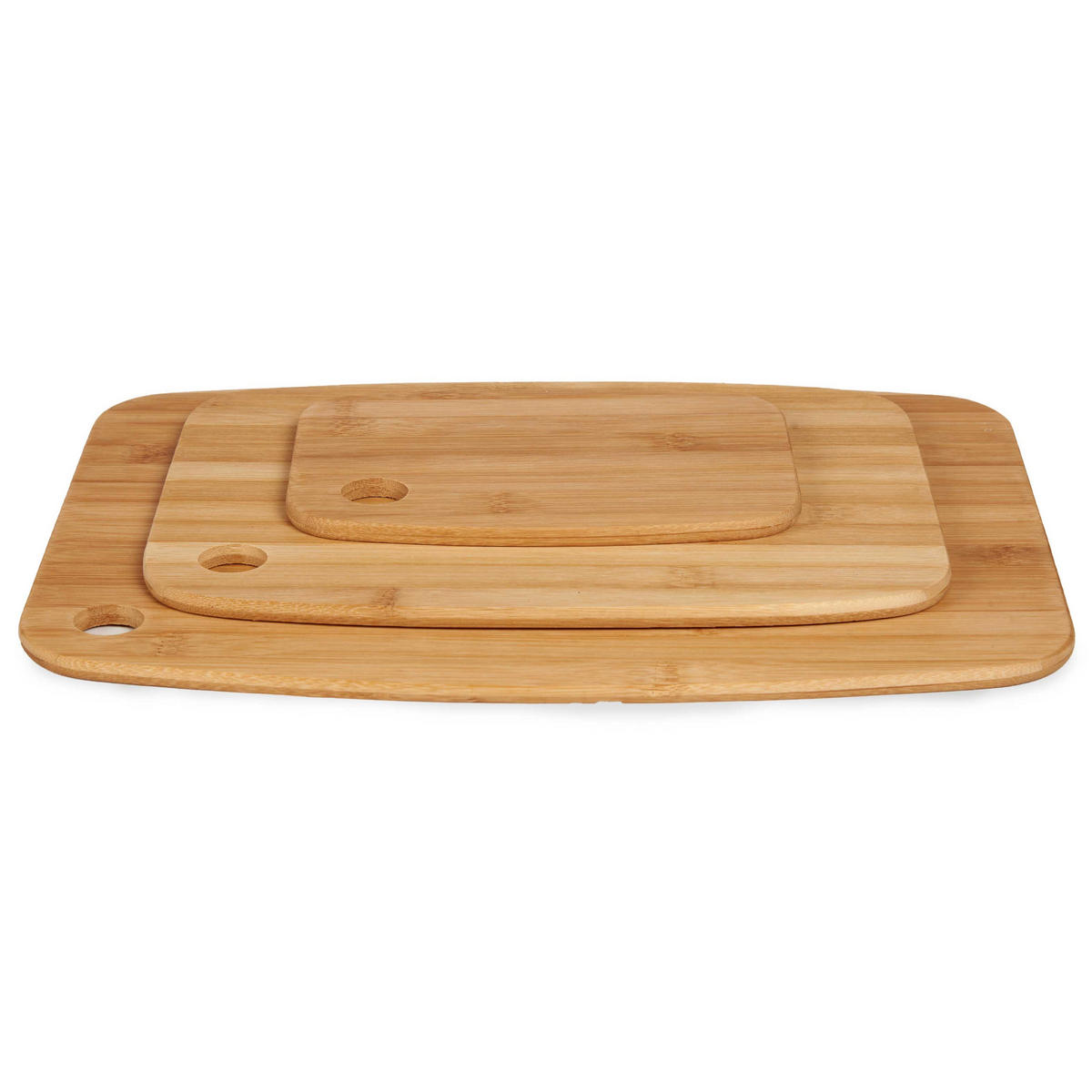 SCHNEIDEBRETTER Bambus Vexa 3er-Set - Braun, Naturmaterialien (27/36.5cm) - Kinvara