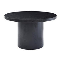 ESSTISCH ausziehbar - 4 bis 12 Personen - MDF - Schwarz - SIDRINA - Schwarz, Holz (240/120/76cm) - Vente-Unique