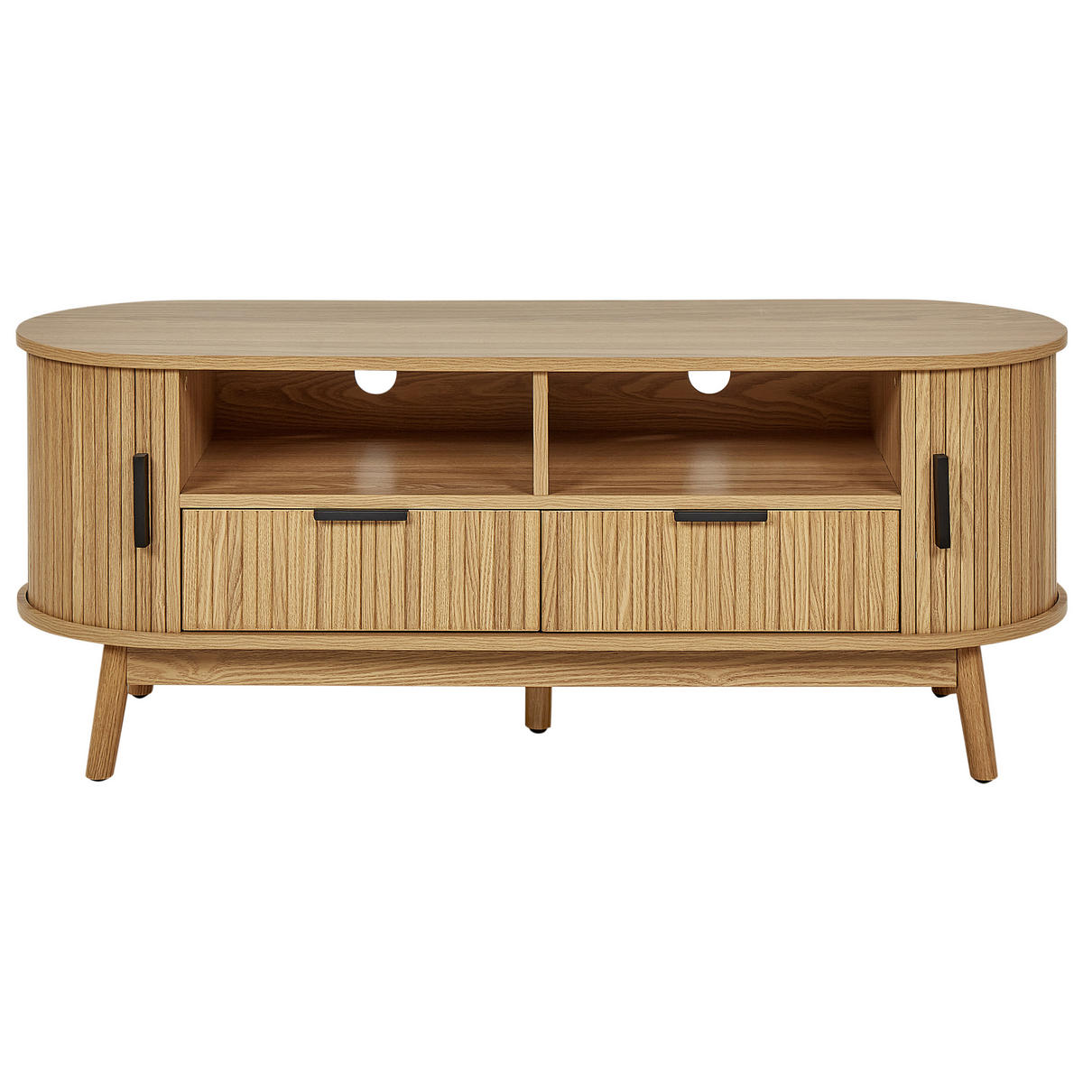 TV STOLEK Hnědý Selah - hnědá, kompozitní dřevo (120/47/40cm) - Beliani