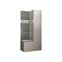 GARDEROBEN-SET Orion XXIV - Kaschmir/Grau, Holzwerkstoff/Kunststoff (82/186/46cm) - MIRJAN24