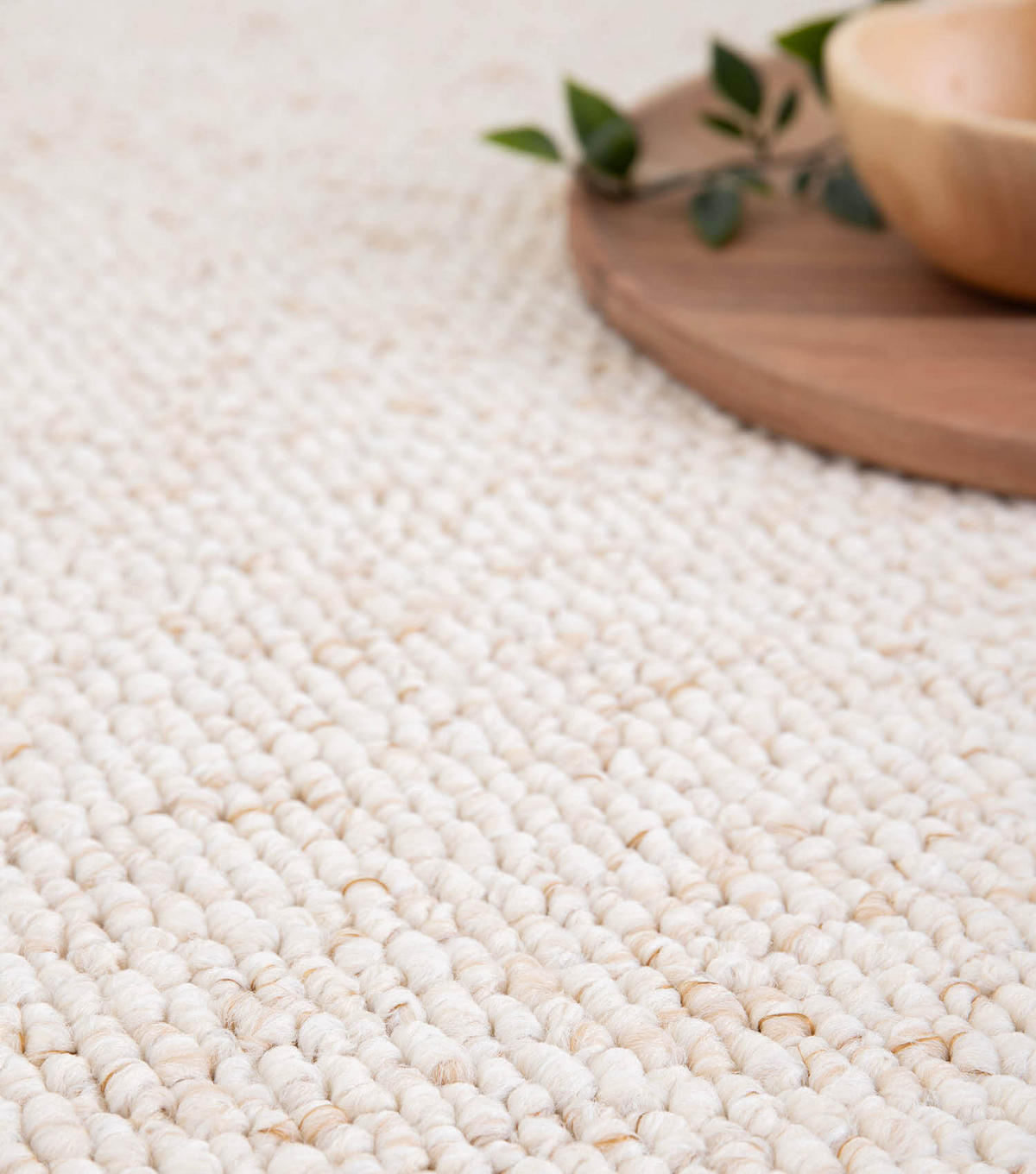 INDOORTEPPICH Loop - Creme, Kunststoff (160/230cm) - Mokebo