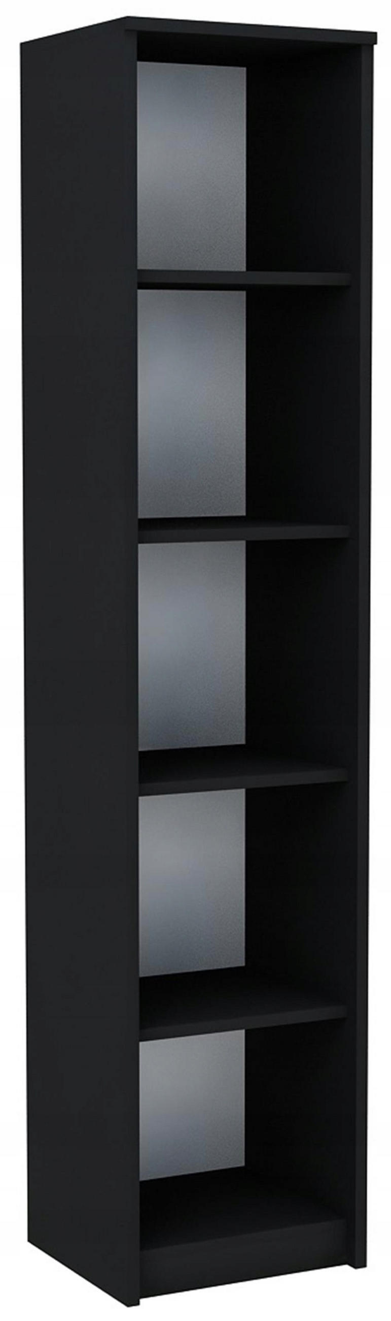 Matkam Möbel Hochregal Schwarz 40x182x35 cm