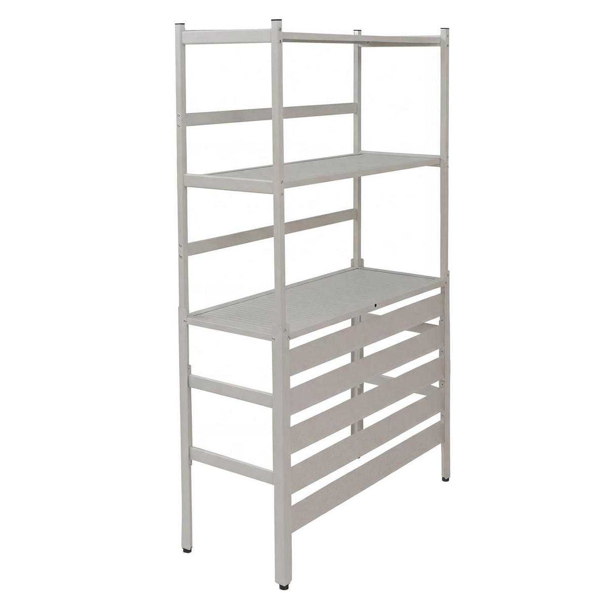 VERKLEIDUNG für Klimaanlage/Wärmetauscher 163x90x38cm Grau-Weiß - Weiß, Metall (90/163/38cm) - PROREGAL