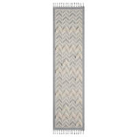 KURZFLOR-TEPPICH Valencia 920 Creme 80x300 cm - Blau/Creme, Textil (80/300cm) - carpet city