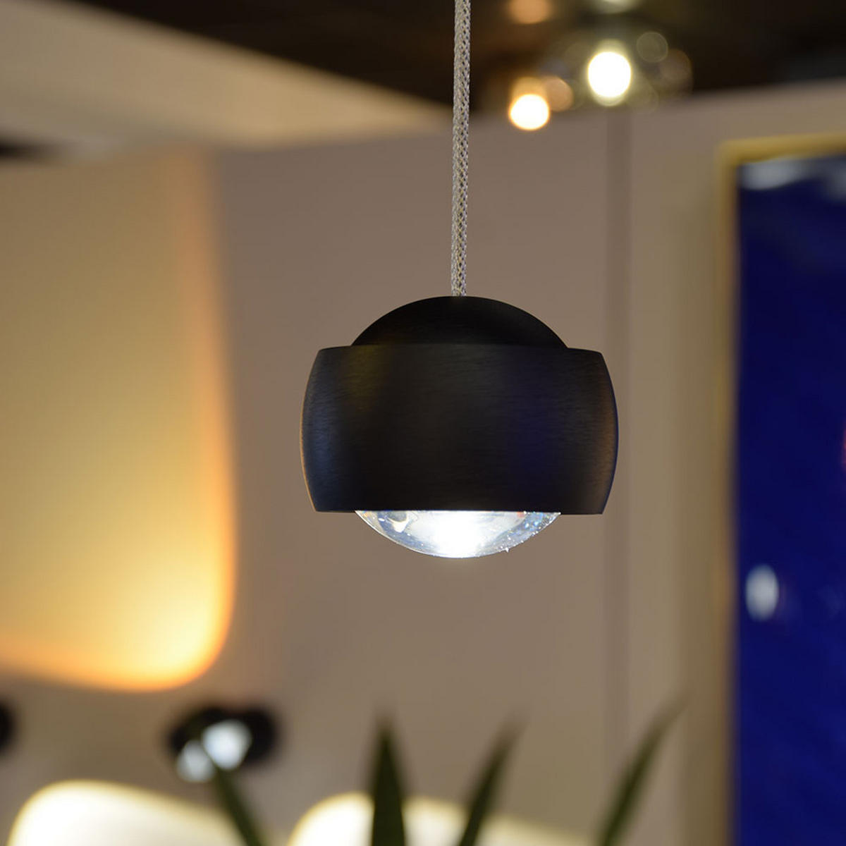 LED-HÄNGELAMPE Beam Schwarz - Schwarz, Metall (8/8/7cm) - s.luce