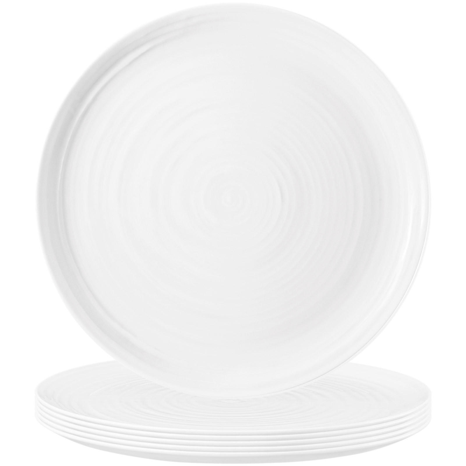 PIZZATELLER Terra Weiß ø 31,5 cm 6er Set - Weiß, Keramik (31.5cm) - Seltmann Weiden