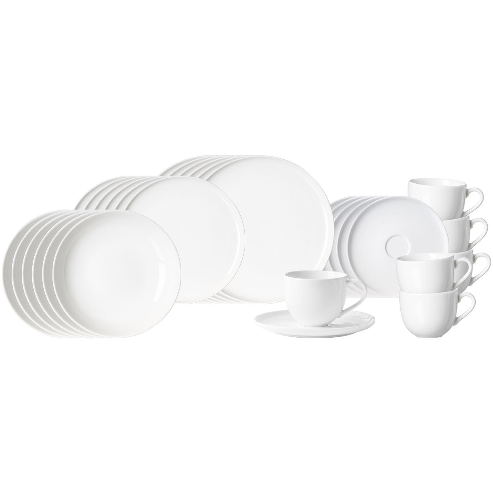 KOMBISERVICE Skagen weiß 30er Set - Weiß, Keramik (1/1/1cm) - Ritzenhoff Breker