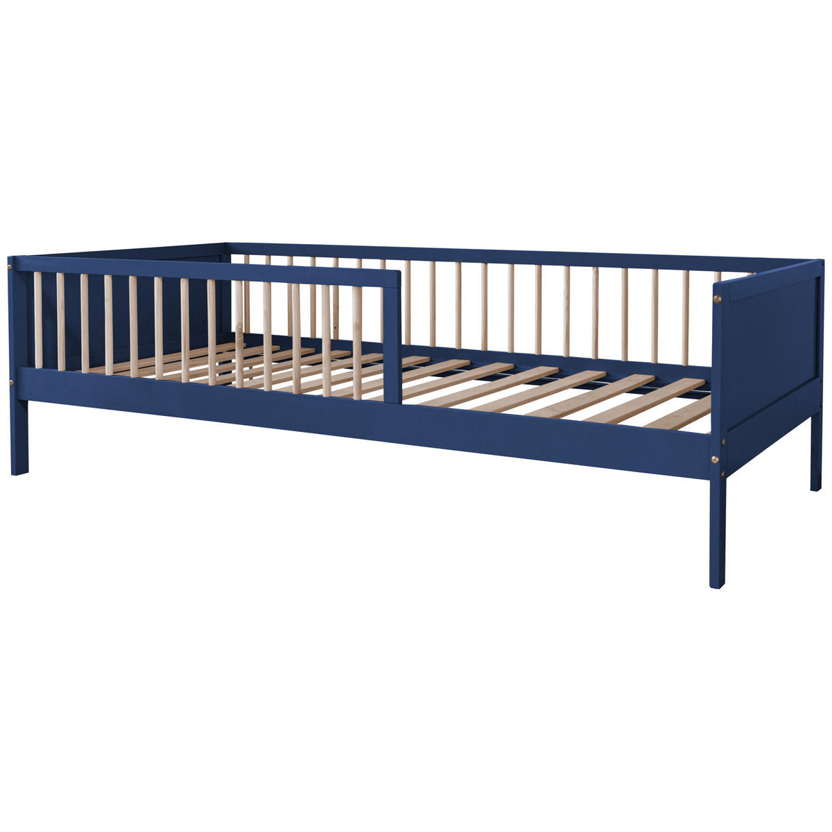 KINDERBETT Adam Dunkelblau 190/90 cm - Blau, Holz - Happy Garden