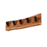 GARDEROBE NEREA Braun Akazie - Braun, Metall (60/15/9cm) - KAWOLA