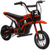 KINDERMOTORRAD, Rot, Kunststoff, Metall - Rot, Kunststoff (119/64/76.5cm) - HOMCOM