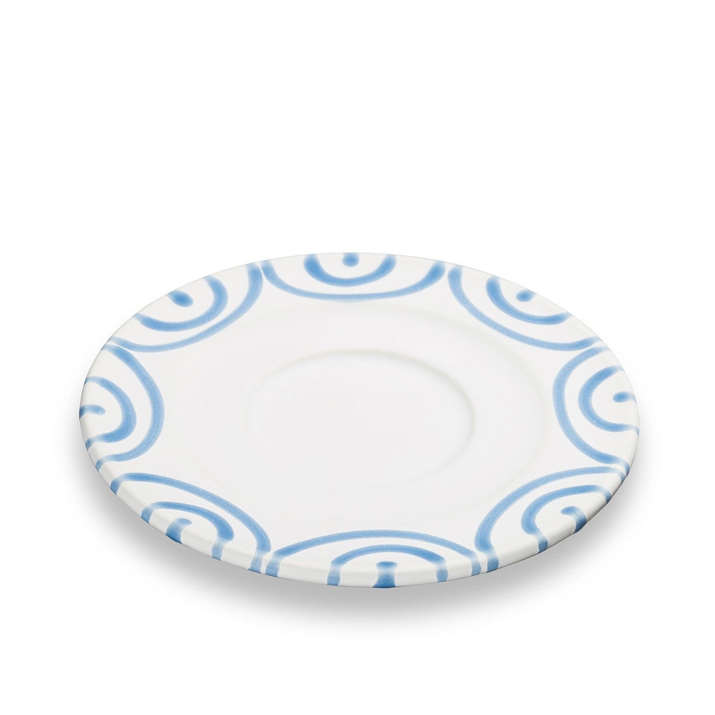 TELLER Geflammt - Weiß, Keramik (14cm) - Gmundner Keramik