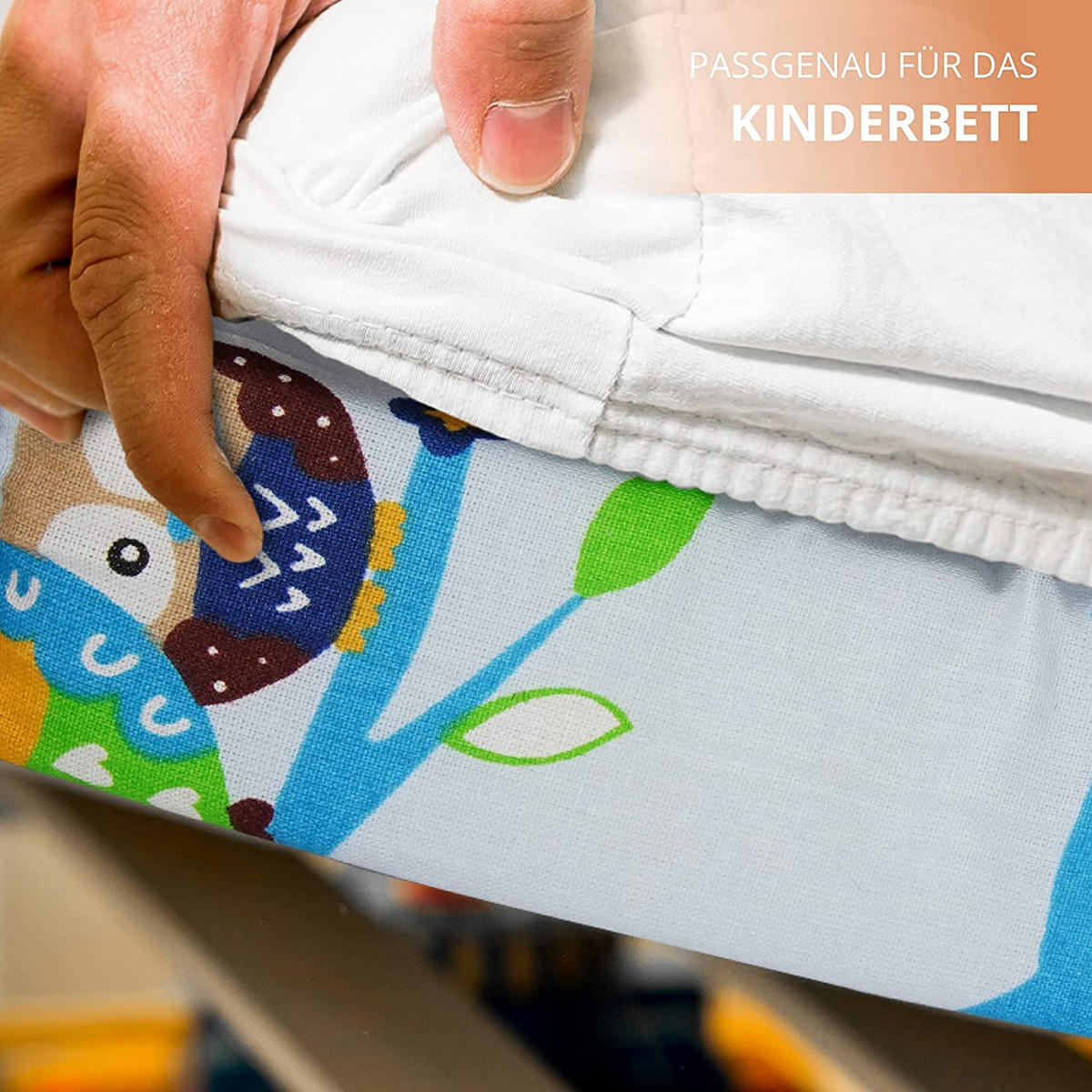 KINDERBETTMATRATZE 60/120 cm, in Blau - Blau, Naturmaterialien - Best for Kids