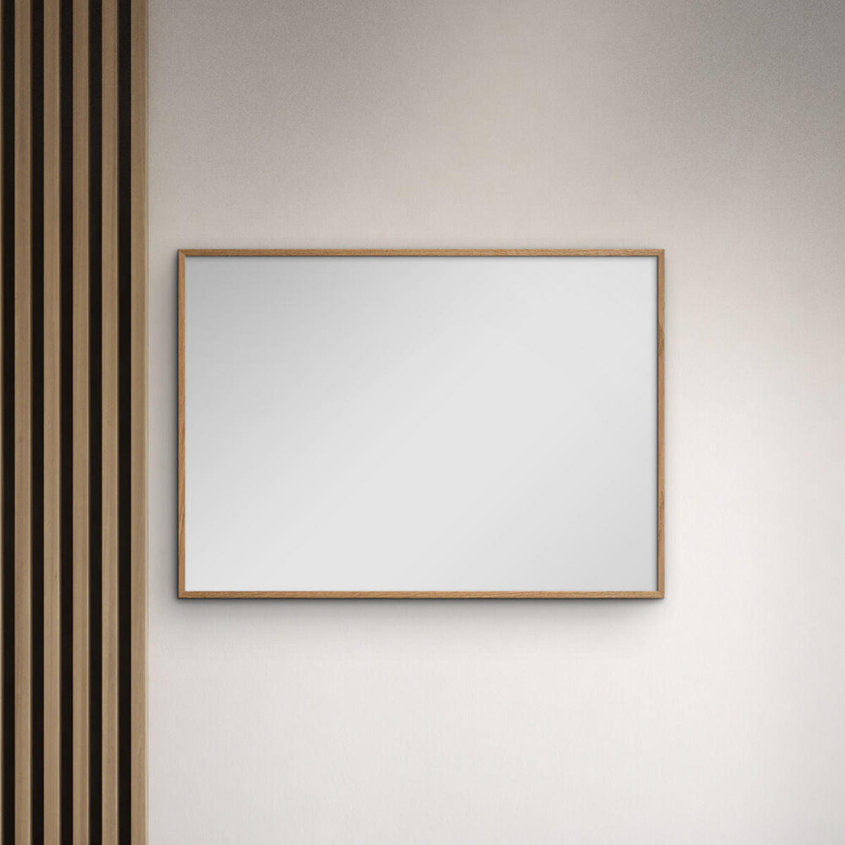 SPIEGEL - Natur Eichenholz - Eichefarben, Holz/Papier (29.7/42/2cm) - Poster&Frame