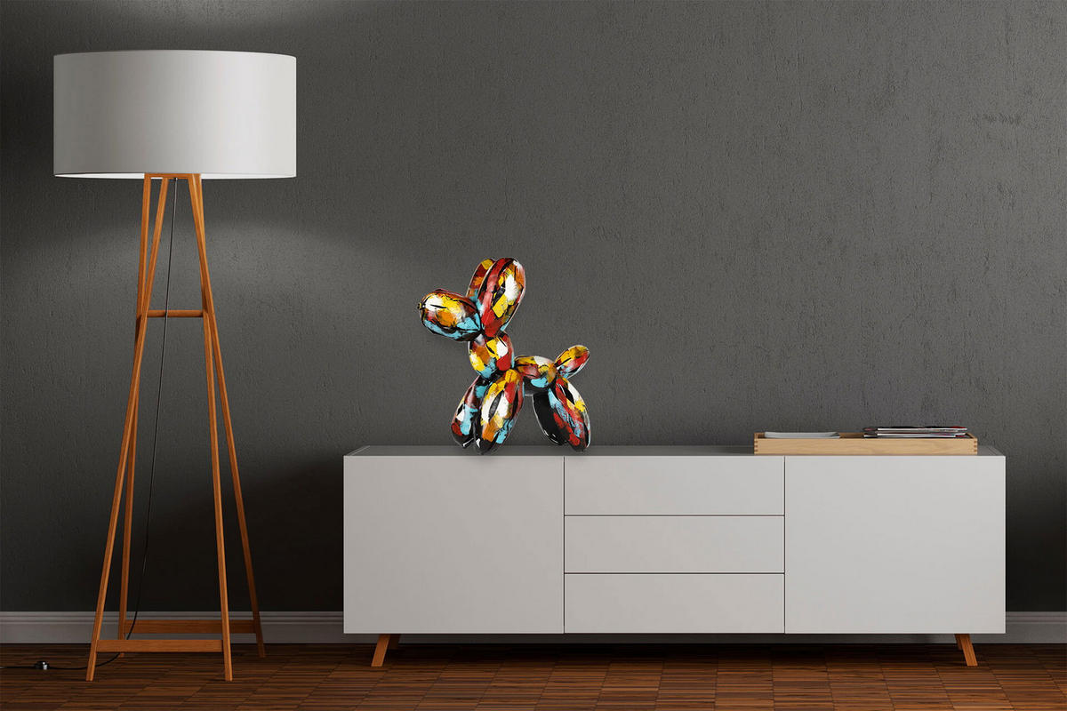 METALLSKULPTUR Bunt 58/58 cm - Multicolor, Metall (4/58/22cm) - KUNSTLOFT
