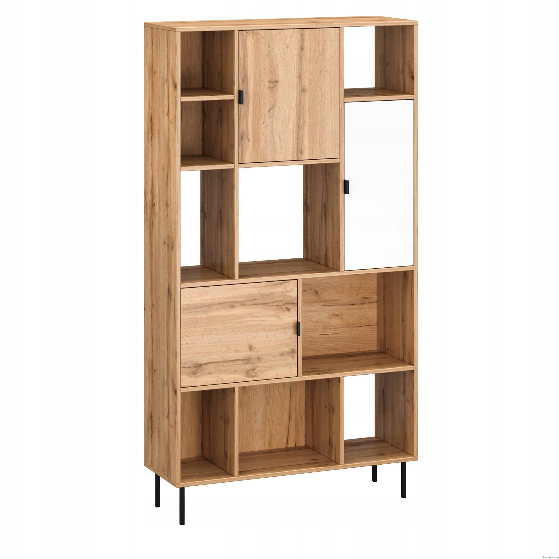 BÜCHERREGAL KENDO 24 Laminierte Platte Weiße Wotan-Eiche - Eiche Wotan, Holzwerkstoff (100/185/35cm) - Target Home